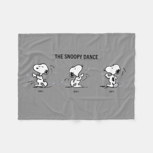 pinda's | Snoopy Dance Fleece Deken (Voorkant (Horizontaal))