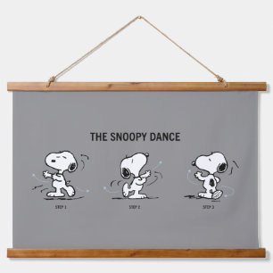 pinda's   Snoopy Dance Hangend Wandkleed