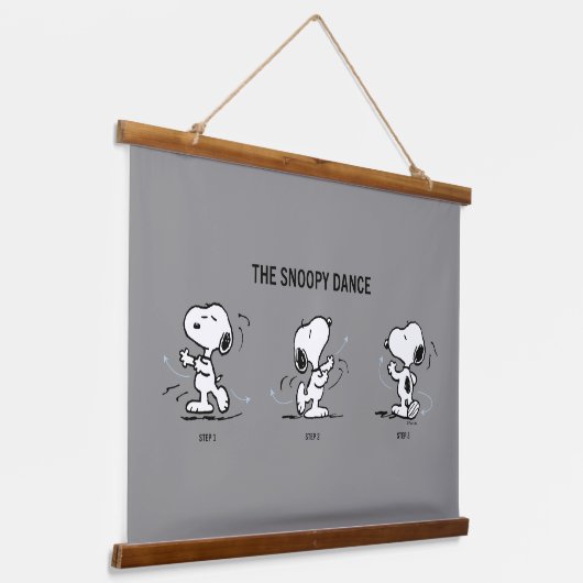 pinda's | Snoopy Dance Hangend Wandkleed (Gebogen)