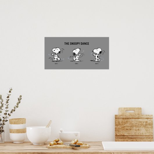 pinda's | Snoopy Dance Poster (Keuken)