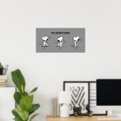 pinda's | Snoopy Dance Poster (Thuiskantoor)