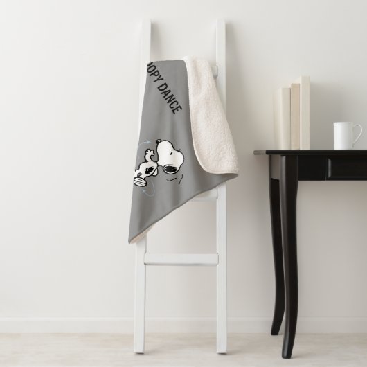 pinda's | Snoopy Dance Sherpa Deken (In situ)