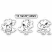 pinda's | Snoopy Dance Sticker (Voorkant)