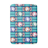 pinda's | Snoopy Dark Blue Deco Dreams Patroon Badmat (Voorkant Verticaal)