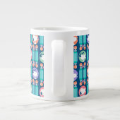 pinda's | Snoopy Dark Blue Deco Dreams Patroon Grote Koffiekop (Achterkant)
