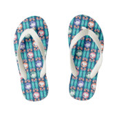 pinda's | Snoopy Dark Blue Deco Dreams Patroon Kinder Teenslippers (Voetbed)