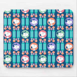 pinda's   Snoopy Dark Blue Deco Dreams Patroon Muismat