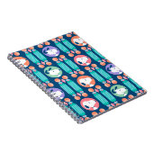 pinda's | Snoopy Dark Blue Deco Dreams Patroon Notitieboek (Rechterzijde)