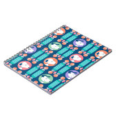 pinda's | Snoopy Dark Blue Deco Dreams Patroon Notitieboek (Linkerzijde)