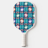 pinda's | Snoopy Dark Blue Deco Dreams Patroon Pickleball Paddle (Achterkant)