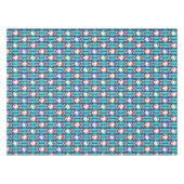 pinda's | Snoopy Dark Blue Deco Dreams Patroon Tafelkleed (Voorkant (Horizontaal))