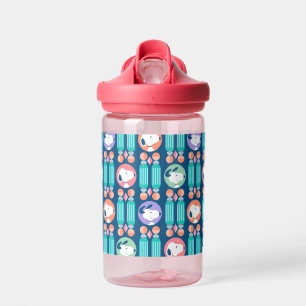 pinda's   Snoopy Dark Blue Deco Dreams Patroon Waterfles