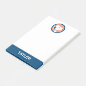 pinda's | Snoopy Dark Blue Deco | Jouw namen toevo Post-it® Notes (Schuin)