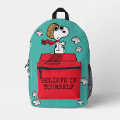 pinda's | Snoopy de Flying Ace Bedrukte Rugzak (Voorkant)