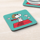 pinda's | Snoopy de Flying Ace Bier Onderzetter (Linkerzijde)