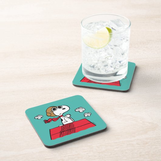 pinda's | Snoopy de Flying Ace Bier Onderzetter (Rechterzijde)