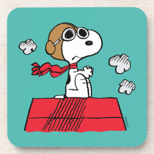 pinda's Snoopy de Flying Ace Bier Onderzetter