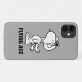 pinda's | Snoopy de Flying Ace BW Case-Mate iPhone Case (Achterkant (horizontaal))