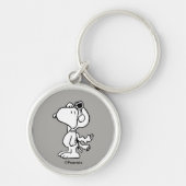 pinda's | Snoopy de Flying Ace BW Sleutelhanger (Voorkant)