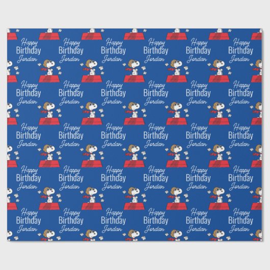 pinda's | Snoopy de Flying Ace Cadeaupapier (Vlak)