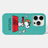 pinda's | Snoopy de Flying Ace Case-Mate iPhone Case (Achterkant (horizontaal))