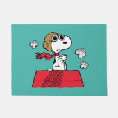 pinda's | Snoopy de Flying Ace Deurmat (Voorkant)
