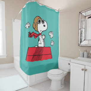 pinda's Snoopy de Flying Ace Douchegordijn