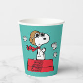 pinda's | Snoopy de Flying Ace Papieren Bekers (Voorkant)