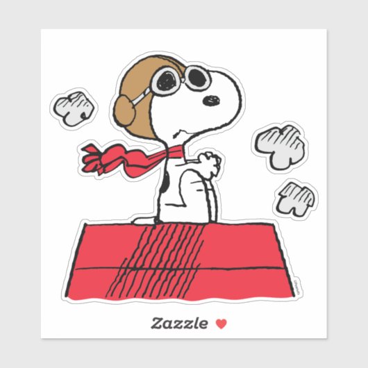 pinda's | Snoopy de Flying Ace Sticker (Vel)