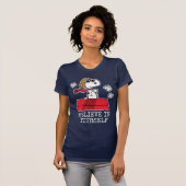 pinda's | Snoopy de Flying Ace T-shirt (Voorkant volledig)