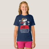 pinda's | Snoopy de Flying Ace T-shirt (Voorkant volledig)