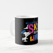 Pinda's Snoopy De Hemel Is De Limiet Afstuderen Koffiemok (Voorkant links)