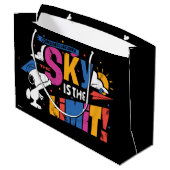Pinda's Snoopy de lucht is de limiet afstuderen Groot Cadeauzakje (Achterkant Gekanteld)