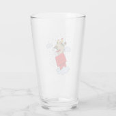 pinda's | Snoopy de vliegende aas met kerst Glas (Achterkant)