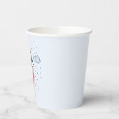 pinda's | Snoopy de vliegende aas met kerst Papieren Bekers (Links)