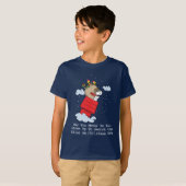 pinda's | Snoopy de vliegende aas met kerst T-shirt (Voorkant volledig)