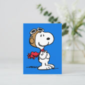 pinda's | Snoopy de vliegende luie Briefkaart (Staand voorkant)