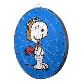 pinda's | Snoopy de vliegende luie Dartbord (Voorkant Rechts)