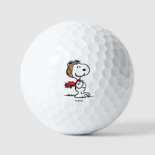 pinda's | Snoopy de vliegende luie Golfballen (Voorkant)