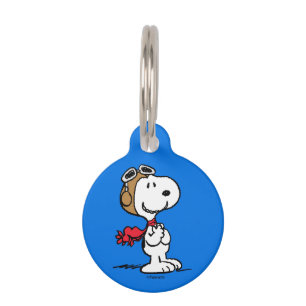pinda's Snoopy de vliegende luie Huisdierpenning