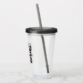 pinda's | Snoopy de vliegende luie | Jouw namen to Acryl Drinkbeker (Links)