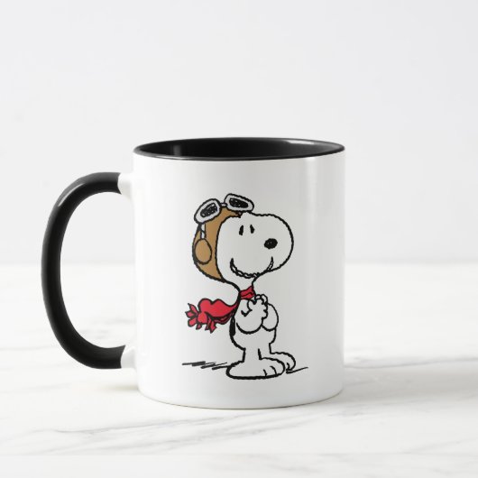pinda's | Snoopy de vliegende luie Mok (Links)