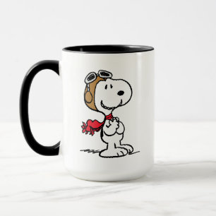 pinda's   Snoopy de vliegende luie Mok