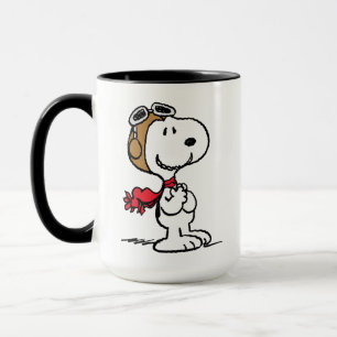 pinda's   Snoopy de vliegende luie Mok