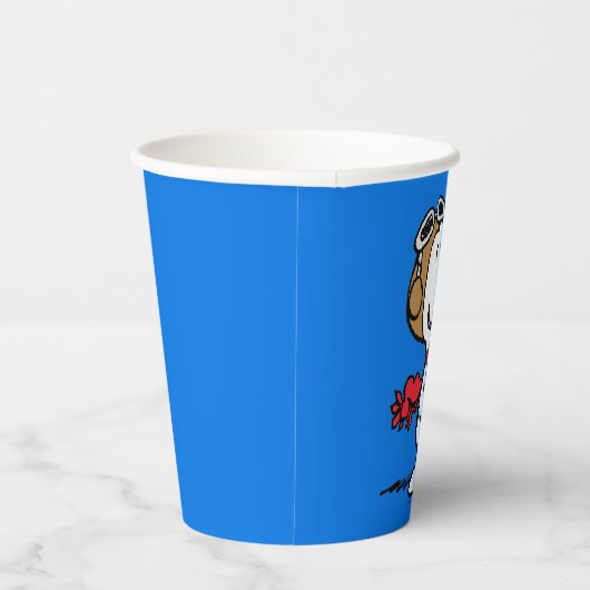 pinda's | Snoopy de vliegende luie Papieren Bekers (Rechts)