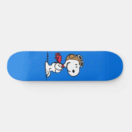 pinda's | Snoopy de vliegende luie Persoonlijk Skateboard (Horizontaal)