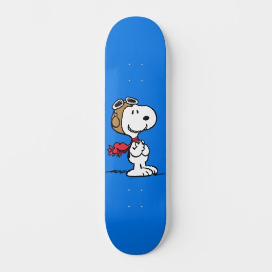 pinda's | Snoopy de vliegende luie Persoonlijk Skateboard (Voorkant)