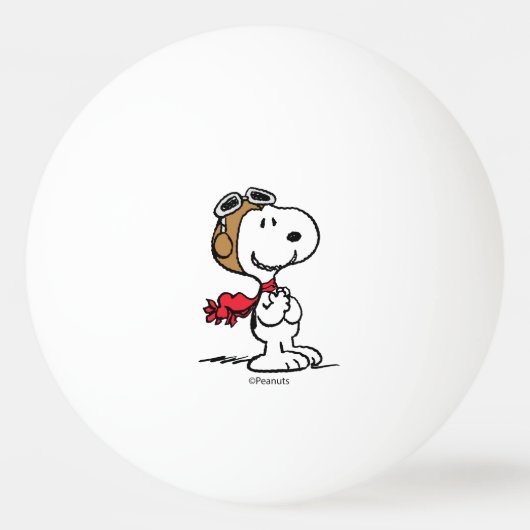 pinda's | Snoopy de vliegende luie Pingpongbal (Voorkant)