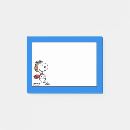 pinda's | Snoopy de vliegende luie Post-it® Notes (Voorkant)