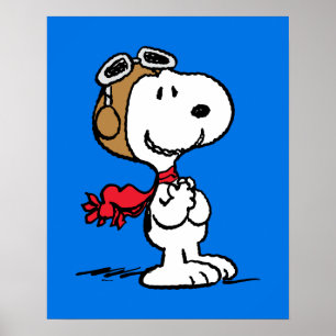 pinda's   Snoopy de vliegende luie Poster